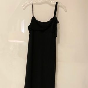 Ann Taylor Loft Black Chiffon Dress